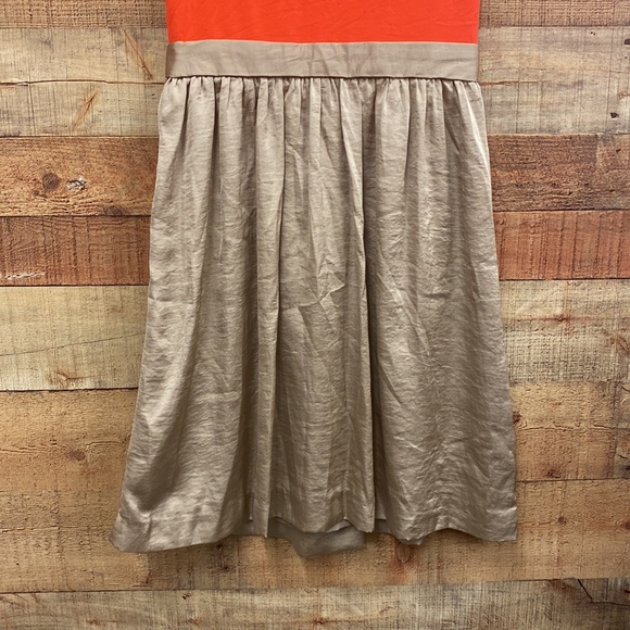 Vince Camuto Orange & Gold Dress - Picture 5 of 8